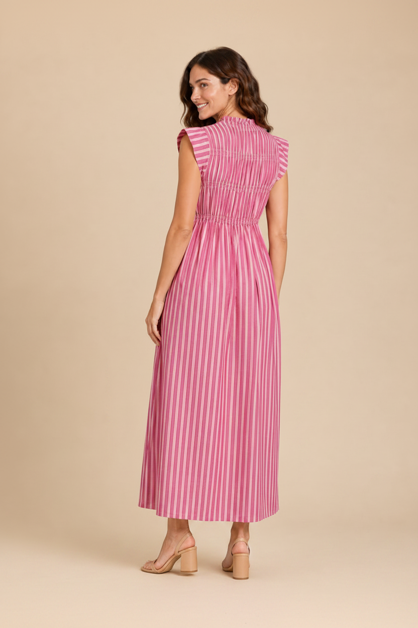 Vestido | Rayas Rosa