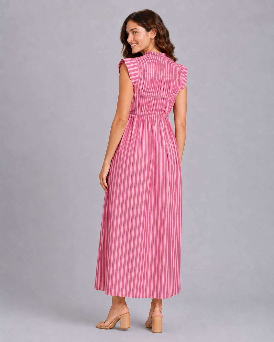 Vestido | Rayas Rosa