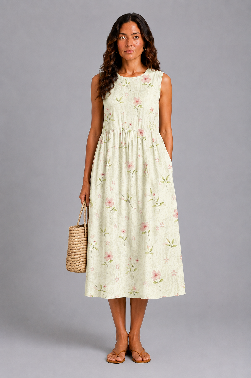 ELENA | Vestido Midi de Día