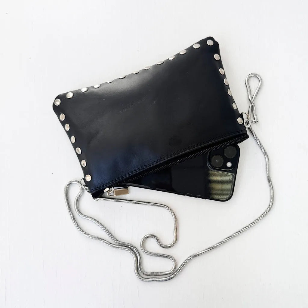 Bandolera PEPITA tachas niquel