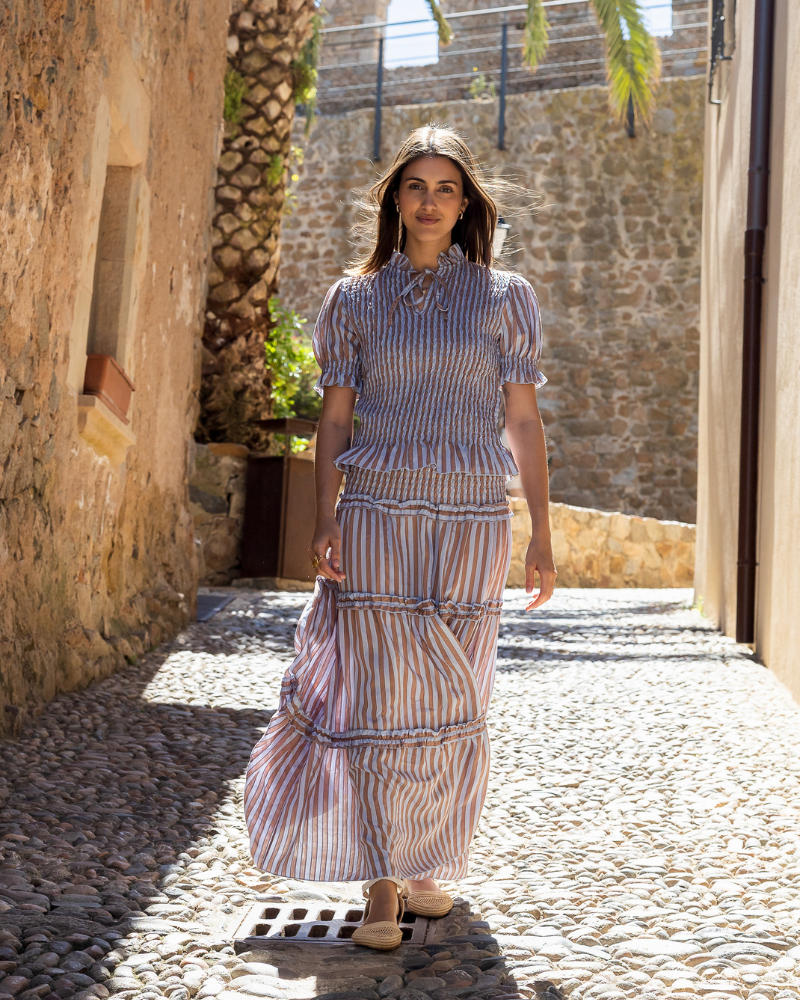 Set Brown stripes